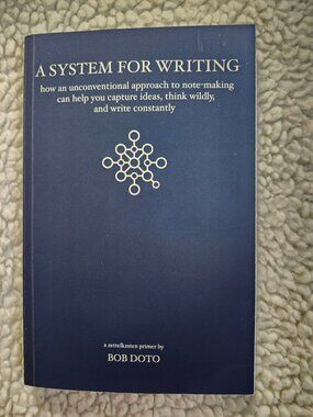 A System For Writing Bob Doto 2024 Zettelkasten Primer Note Taking Guide Book